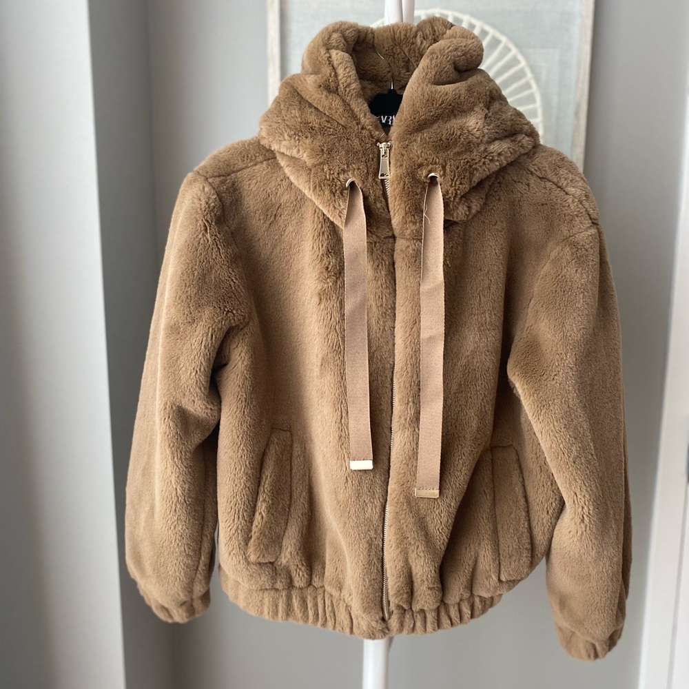 Zara Teddy Oversize Jacket
